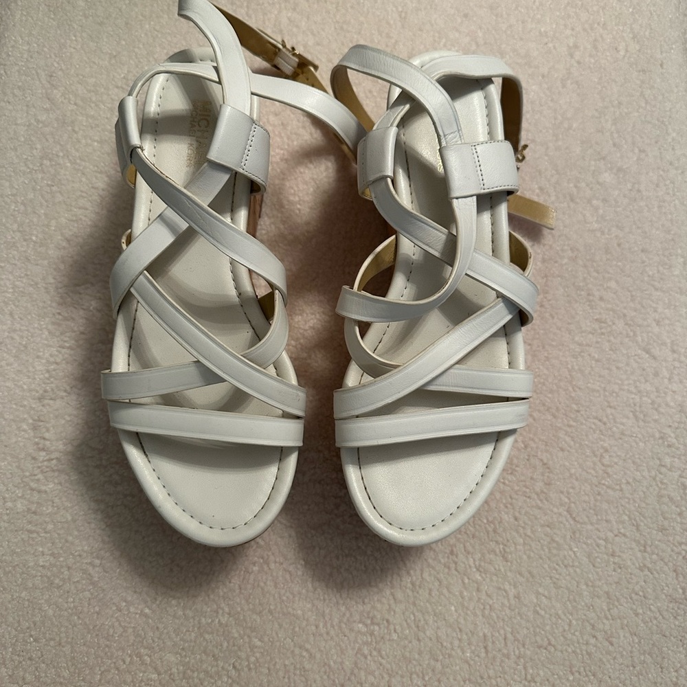 Cork Wedge Ankle Strap Sandals